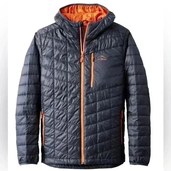 Men's PrimaLoft Packaway Hooded Jacket - Picture 1 of 7